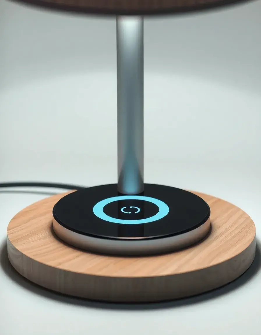Wireless Lamp Charge base ricarica Qi