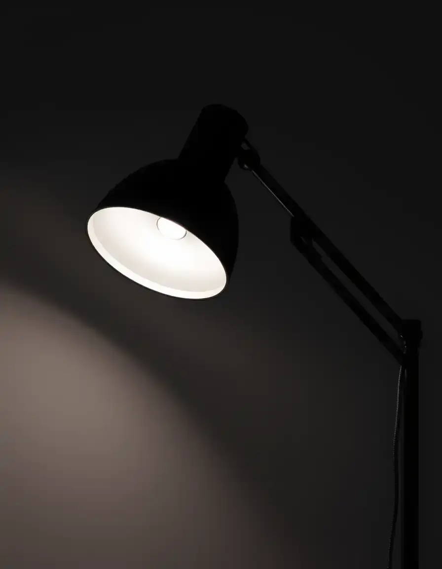 Arm Lamp Adjustable lampada a braccio regolabile nera