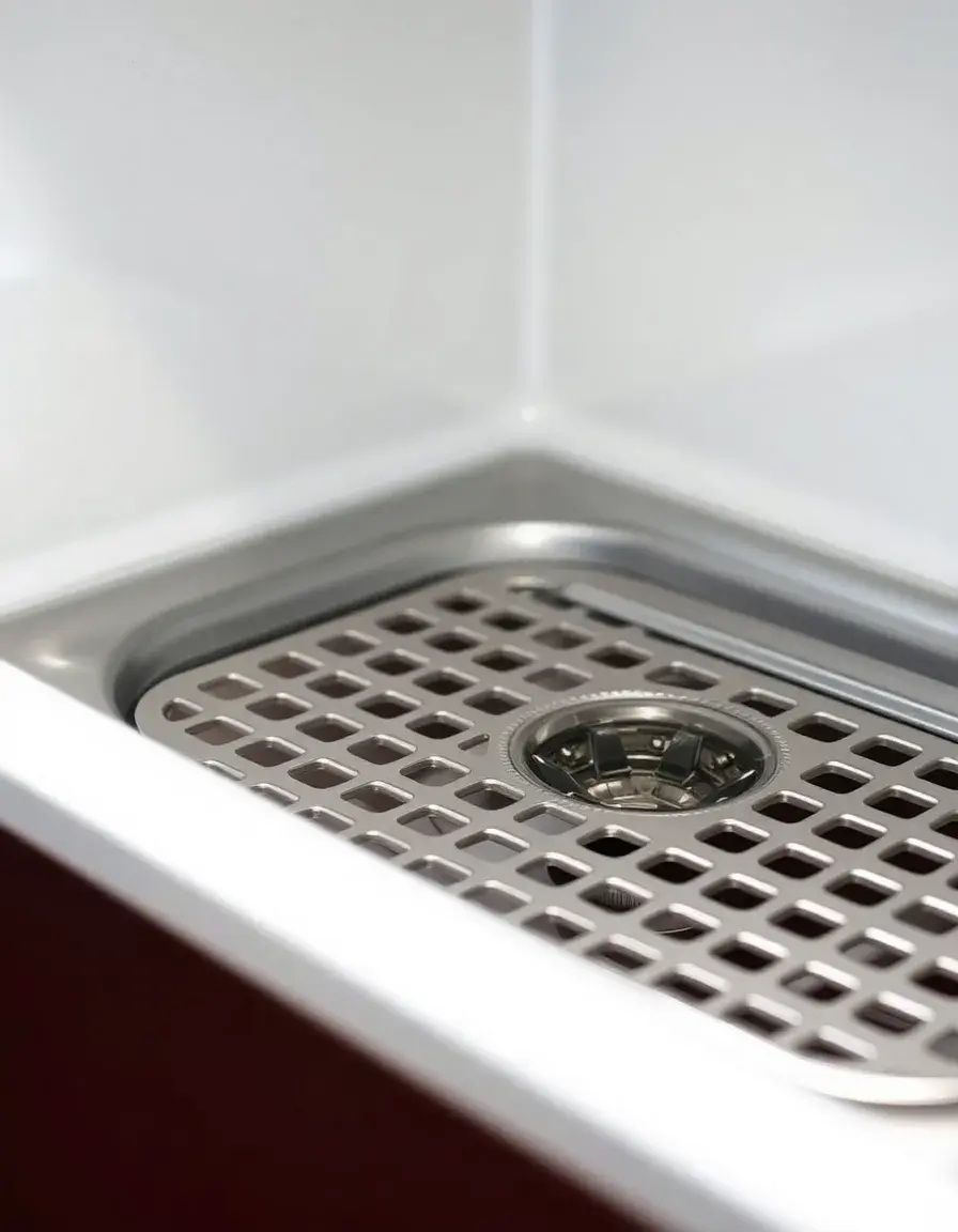 Griglia protettiva in acciaio inox per fondo lavello