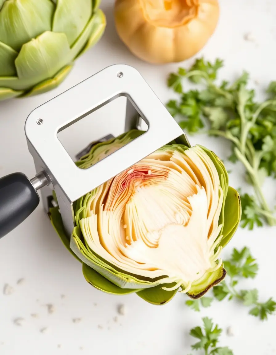 Taglierina per carciofi in acciaio inossidabile per rimuovere le punte