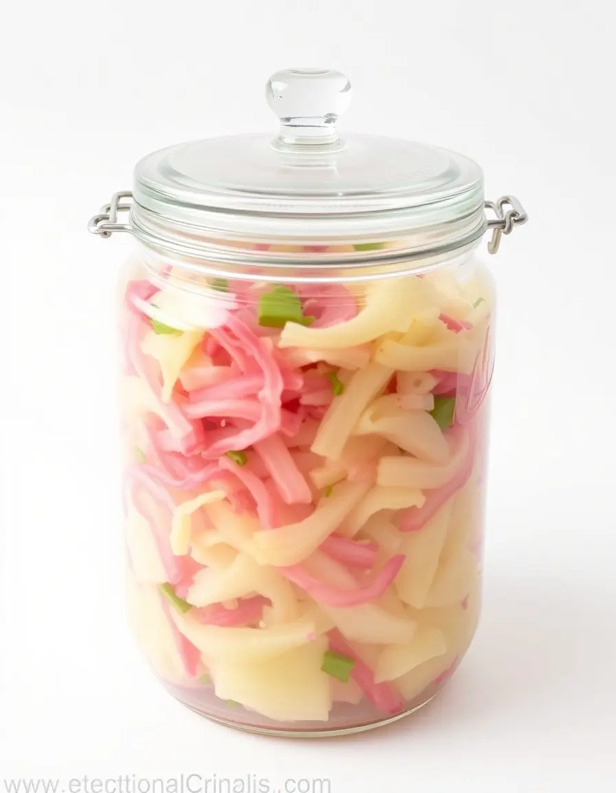 Vaso in vetro per fermentazione con coperchio speciale