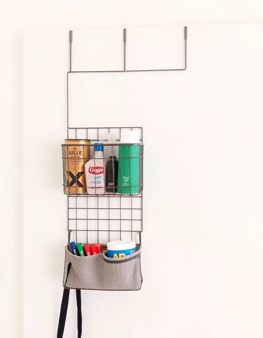 Organizer da porta in filo metallico per cucina angolare