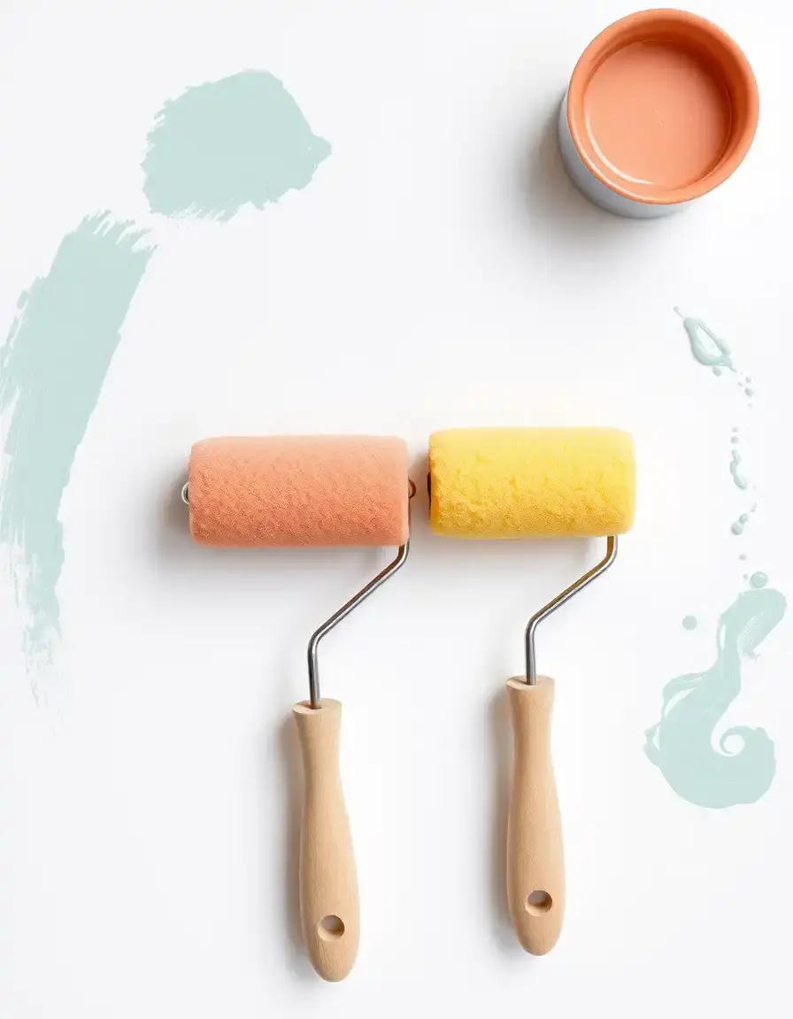 Paint Roller mini rullo per ritocchi vernice cucina