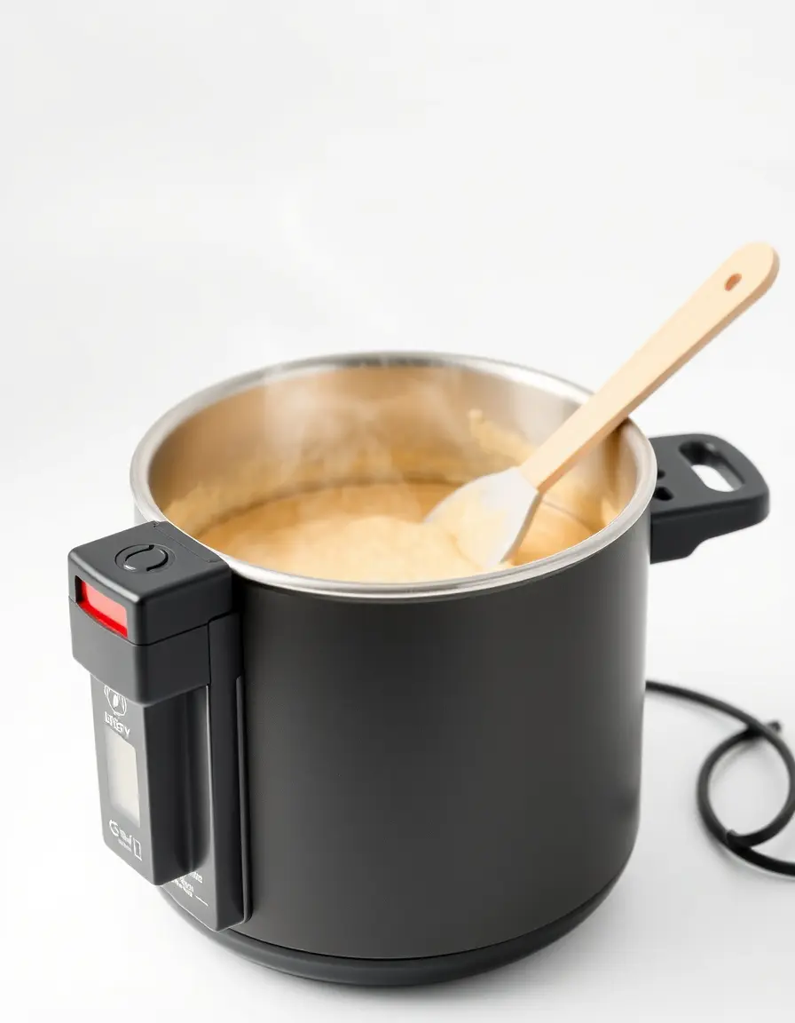 Mescolatore automatico per pentole a batteria per salse e risotti