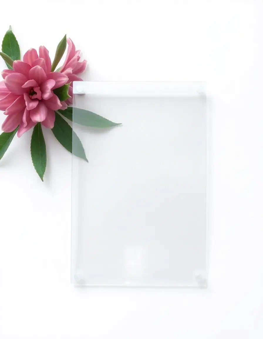 Clear acrylic protector sheet for kitchen top surface