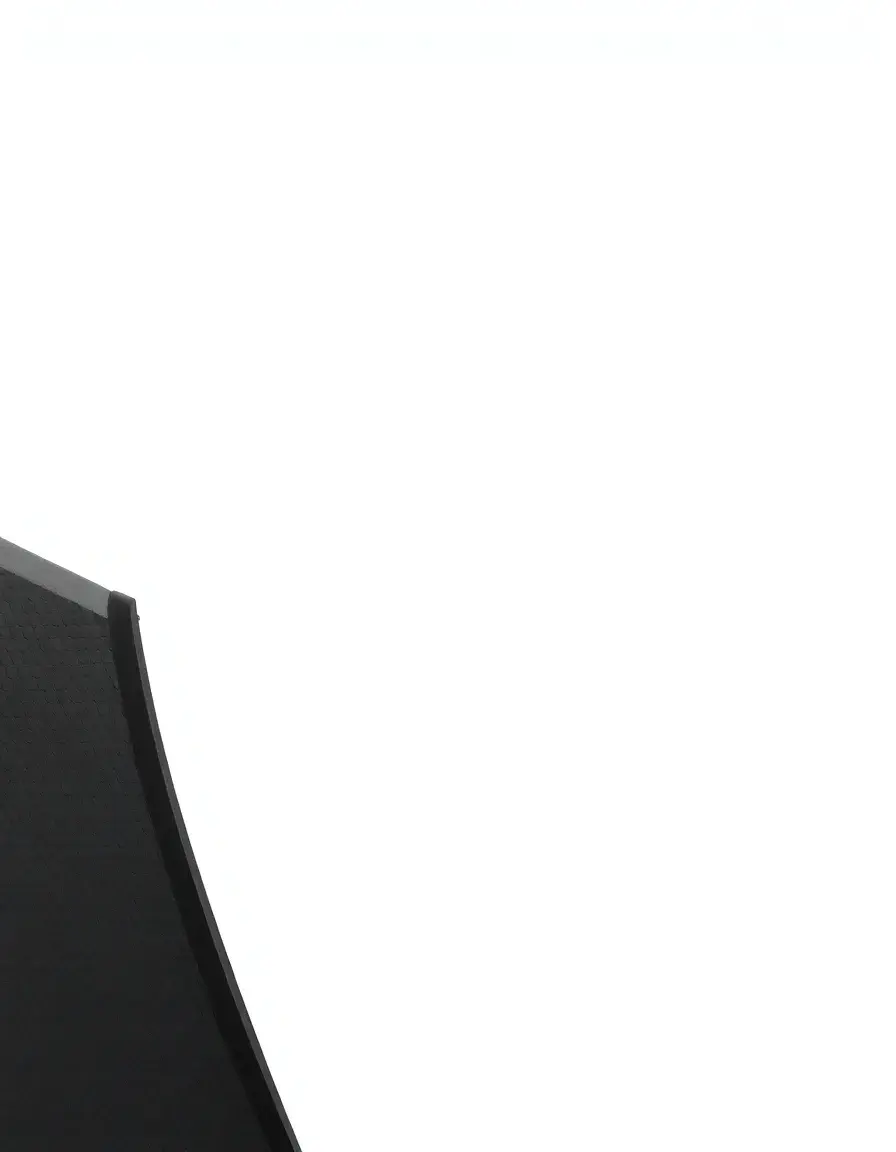 Rubber edge trim guard for kitchen top black