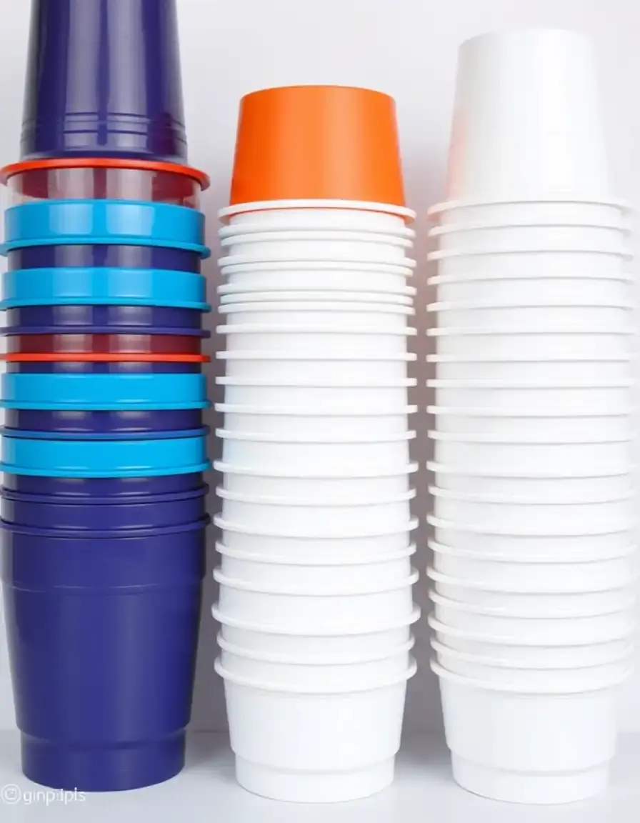 Cup stacker organizer per impilare tazze in plastica