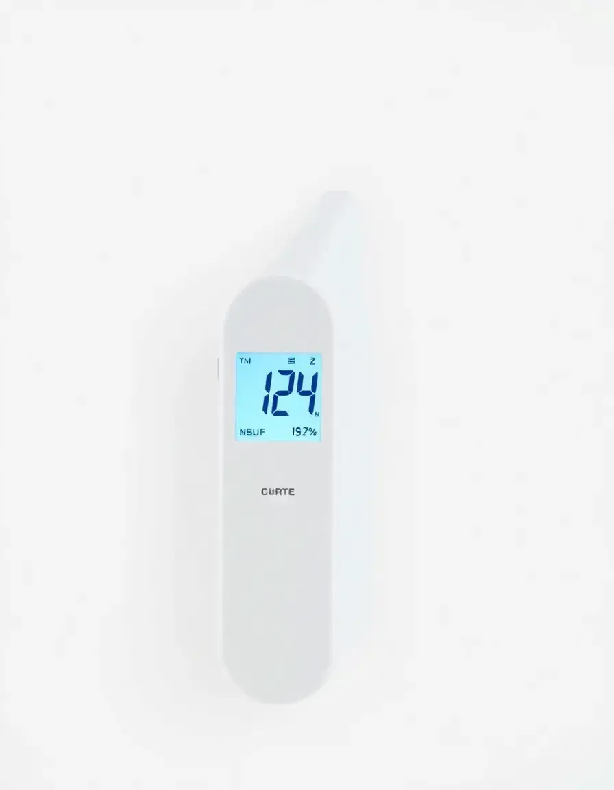 Termometro digitale bianco per alimenti