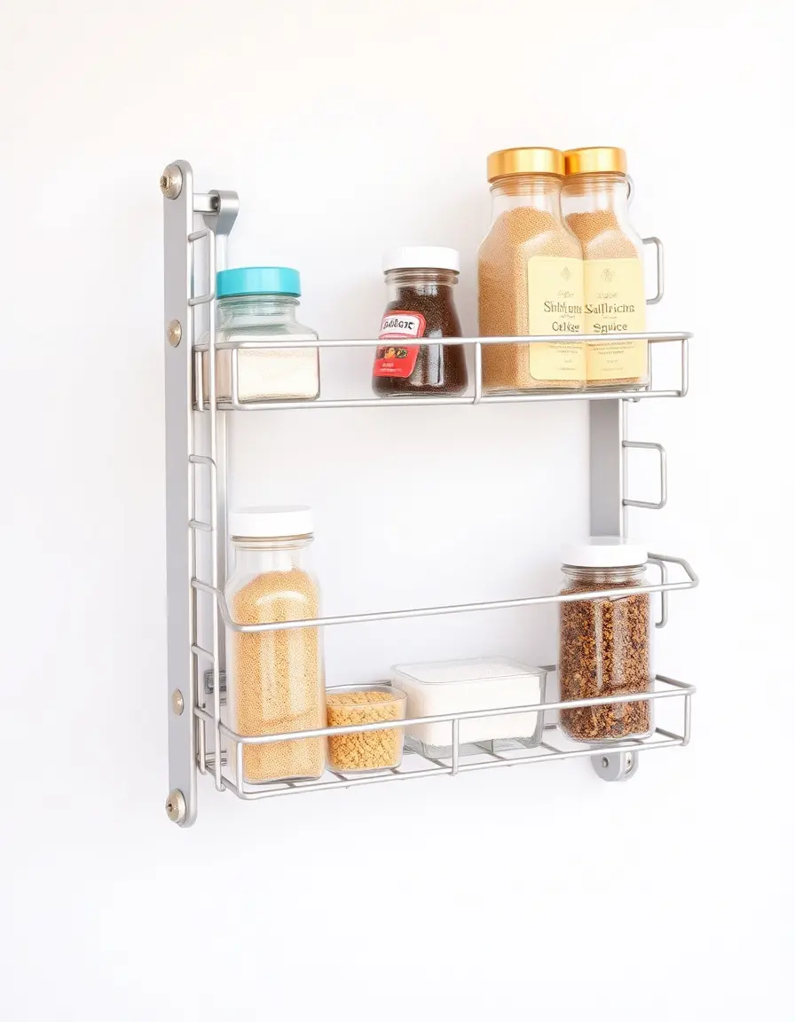 Adjustable Rack portaspezie modulare in metallo