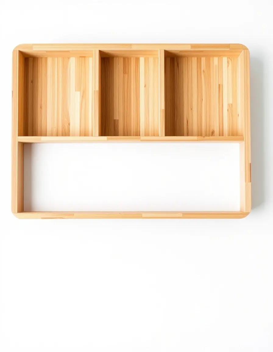 Expandable Tray vassoio espandibile in bamboo