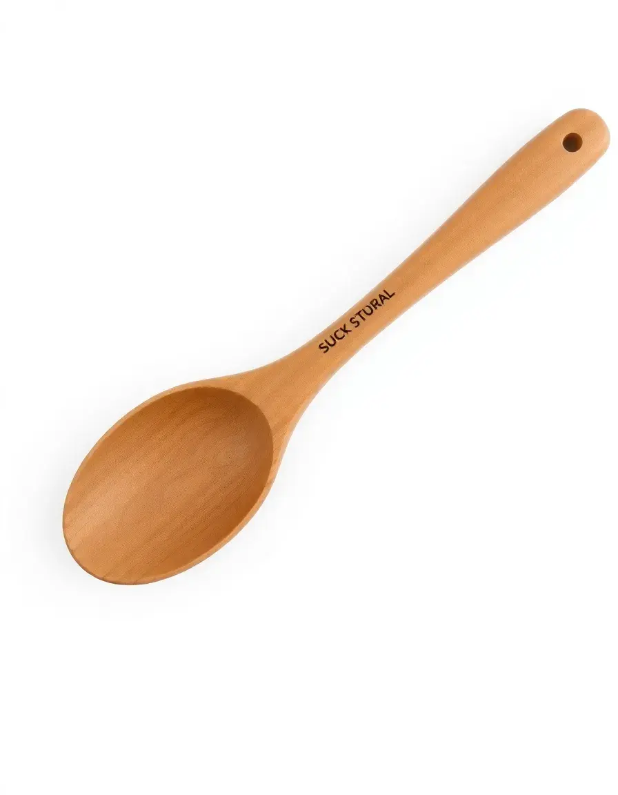 Cucchiaio in legno di ulivo naturale per cucinare sughi siciliani