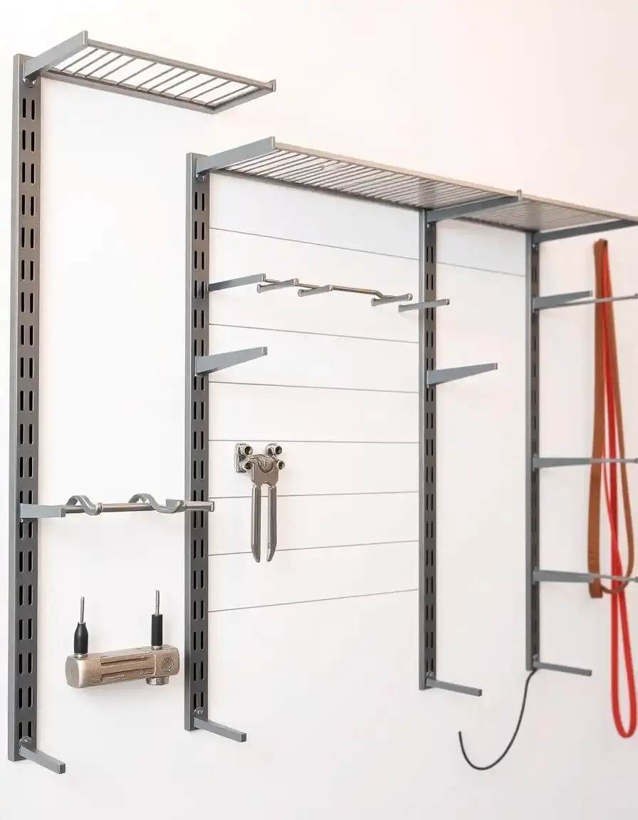 Composable Rack sistema di scaffalatura a muro in metallo