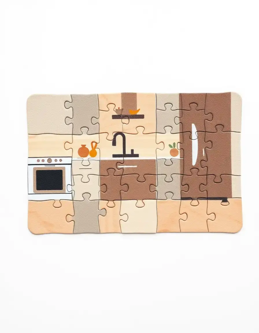 Puzzle Mat tappetino cucina modulare in schiuma