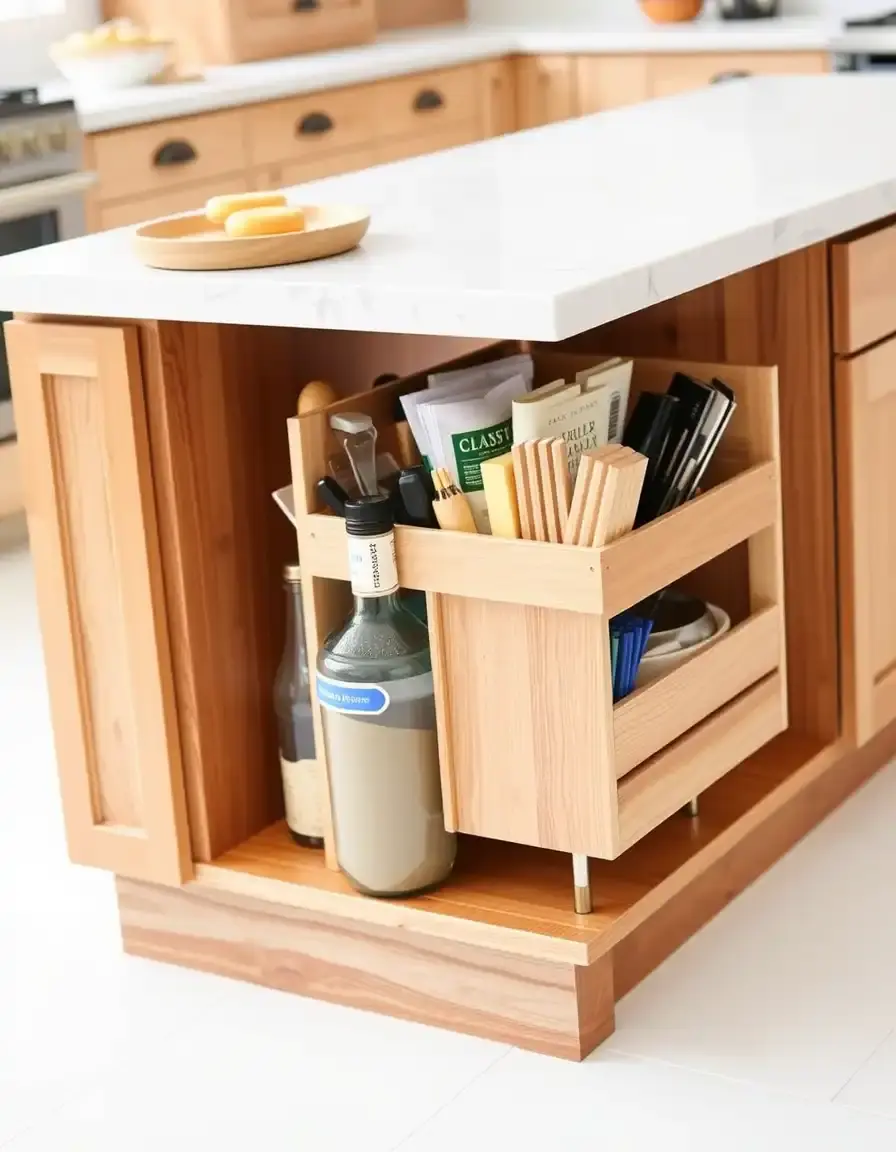 Organizer rotante per isola cucina Organizer Central