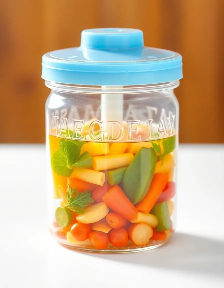 Saver Jar: Barattolo di vetro sottovuoto per conservazione alimenti