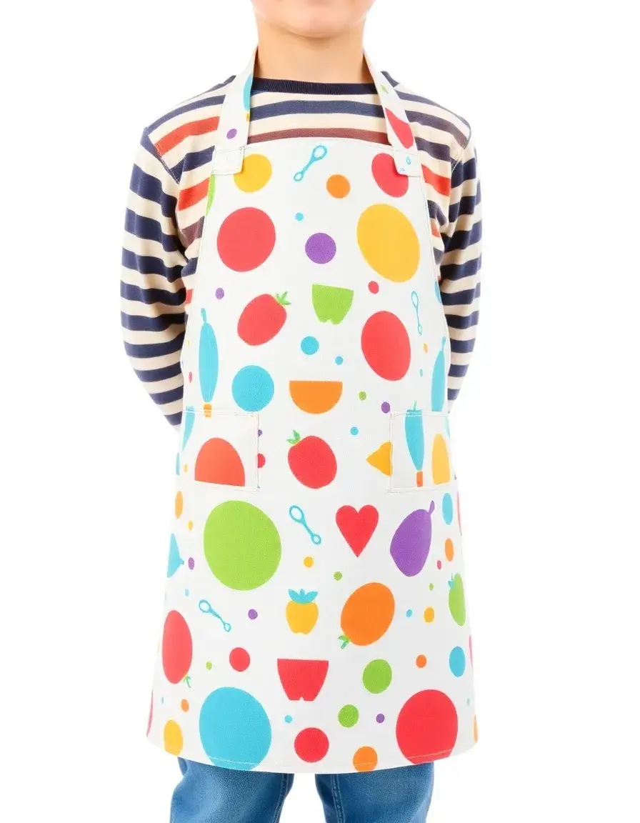 Grembiule colorato per bambini per imparare a cucinare in sicurezza