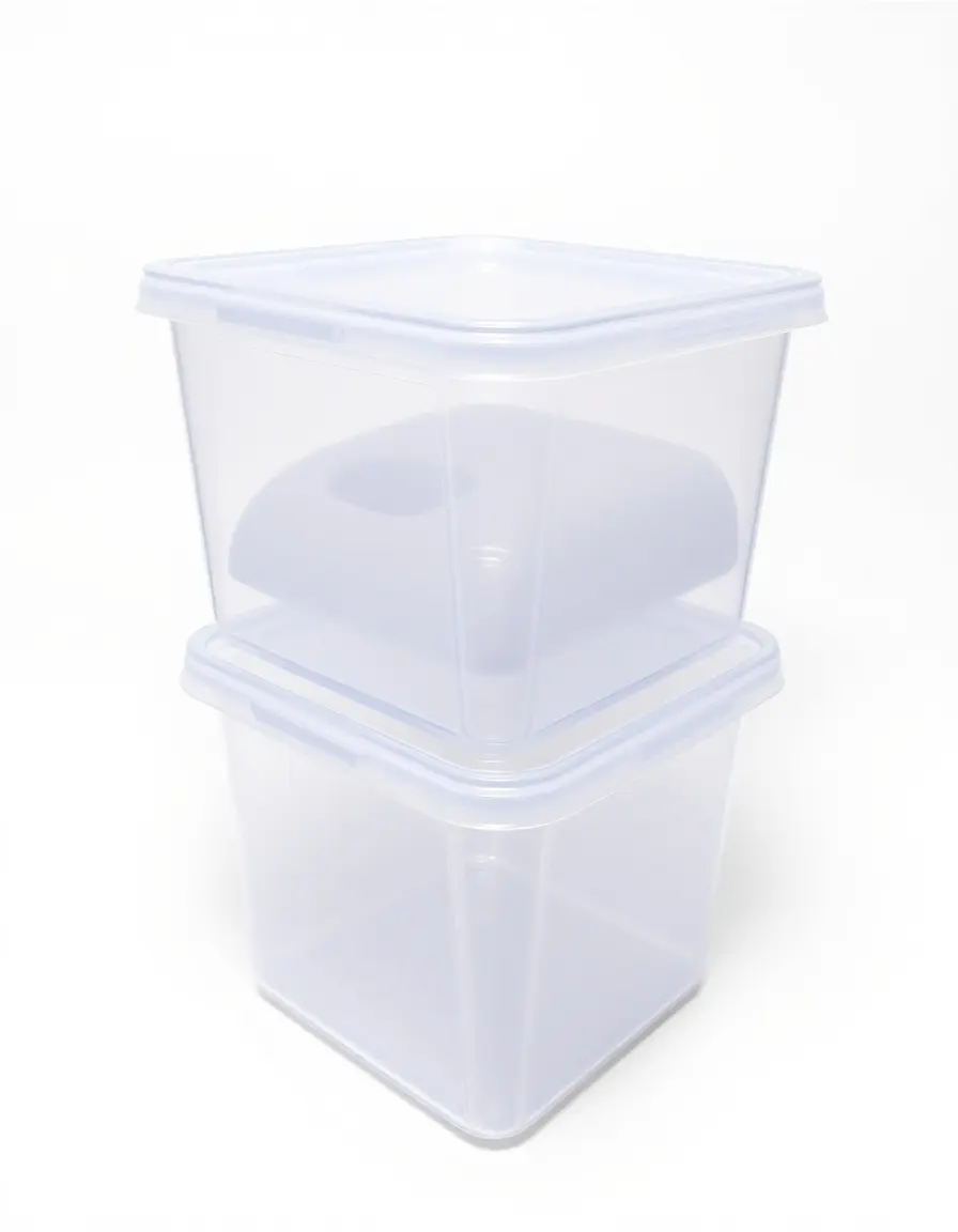 Contenitore Storage Bin trasparente per credenza cucina