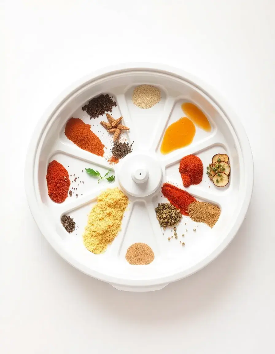 Lazy Susan girevole per spezie e barattoli in cucina