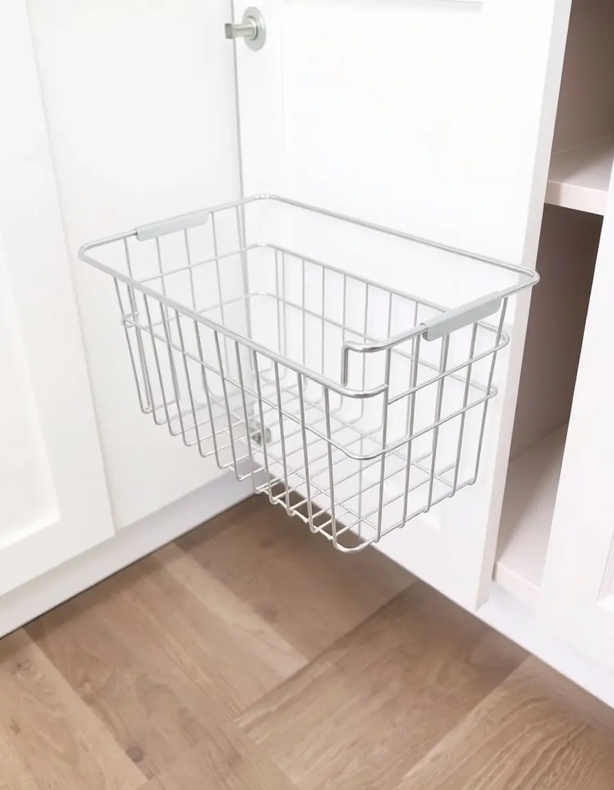 Organizzatore estraibile per mobiletti cucina in metallo