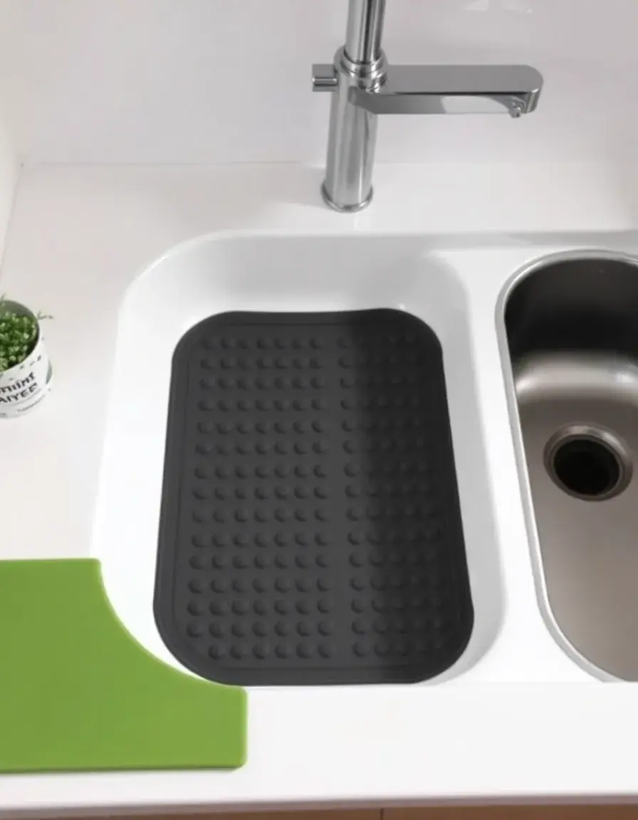 Tappetino protettivo in silicone per fondo lavello cucina