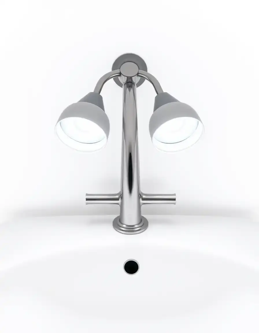 Luce a LED a clip per illuminare l'area lavaggio cucina