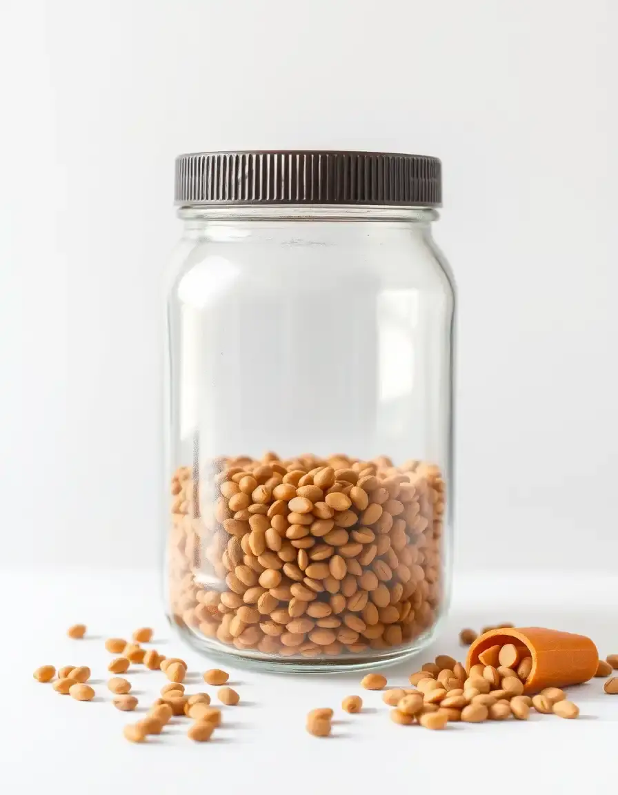 Storage Jar Lentil barattolo in vetro ermetico