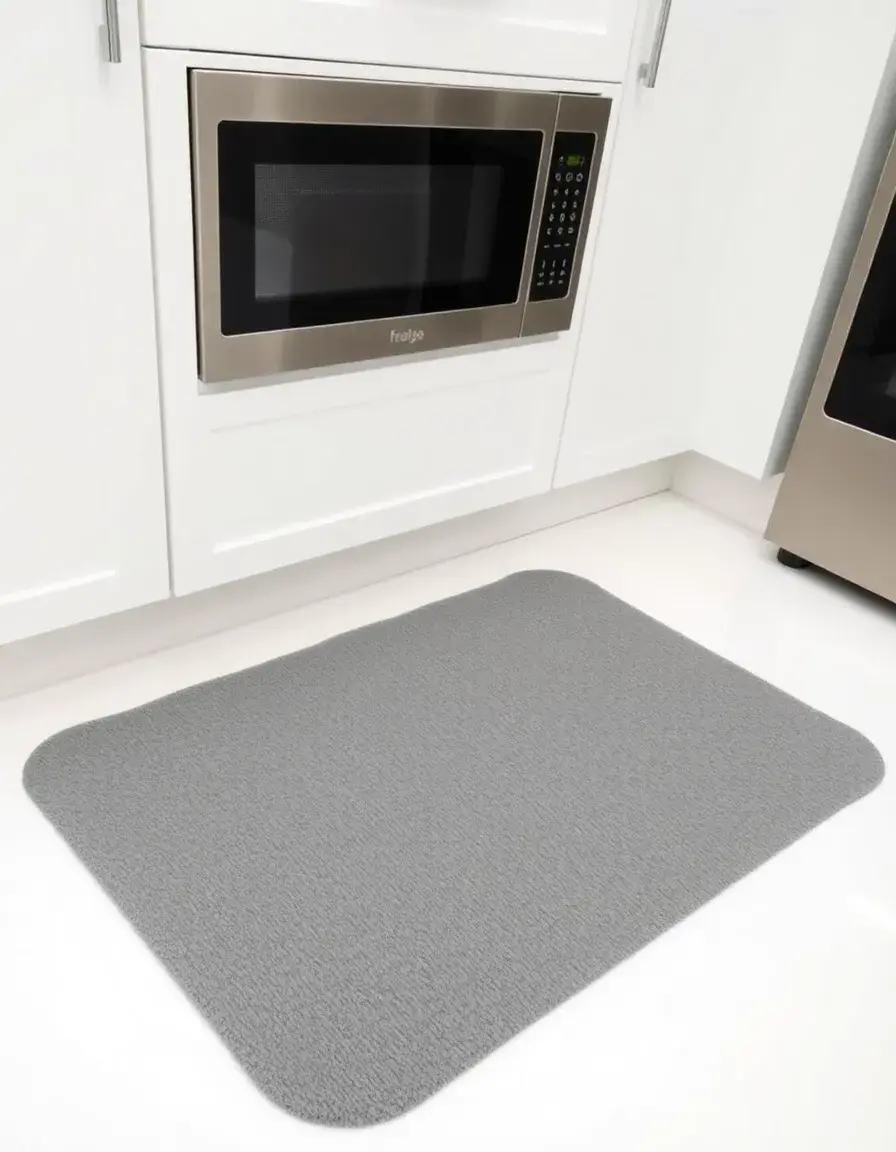 Tappetino assorbente grigio per proteggere il bancone dai liquidi