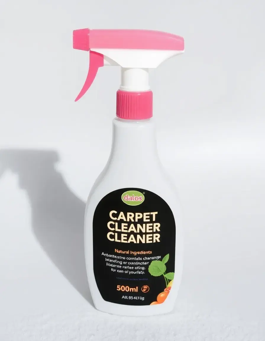 Flacone spray pulitore per tappeti con ingredienti naturali