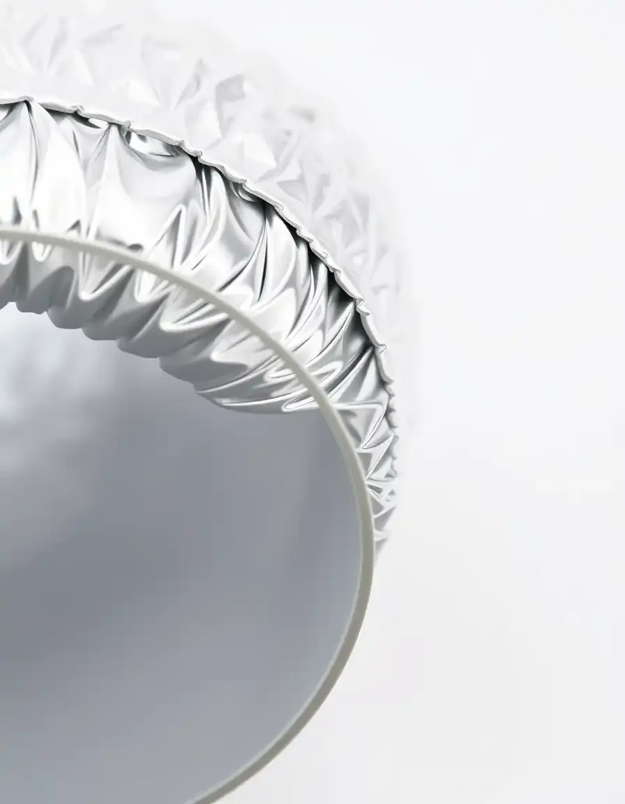 Nastro adesivo per condotti di ventilazione in argento