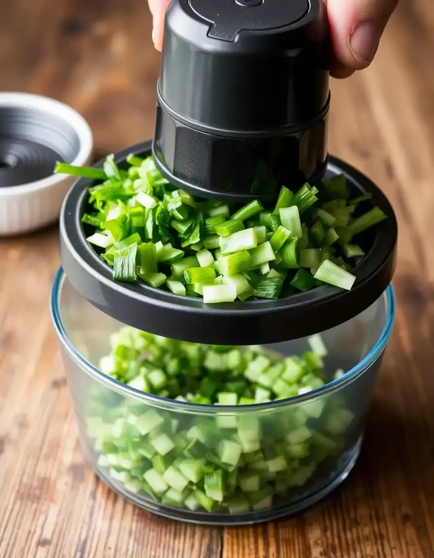 Veggie Chopper Dicer professionale per tagliare i broccoli