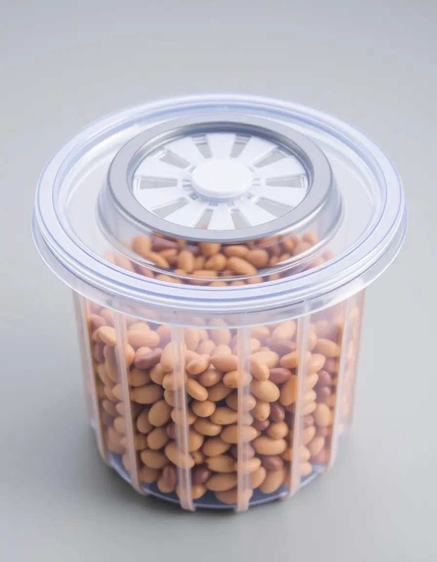 Contenitore in plastica per ammollo legumi Bean Soaker con coperchio