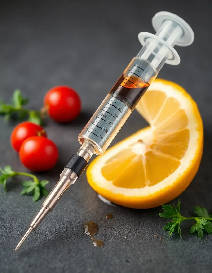 Marinade Injector siringa per carni succose
