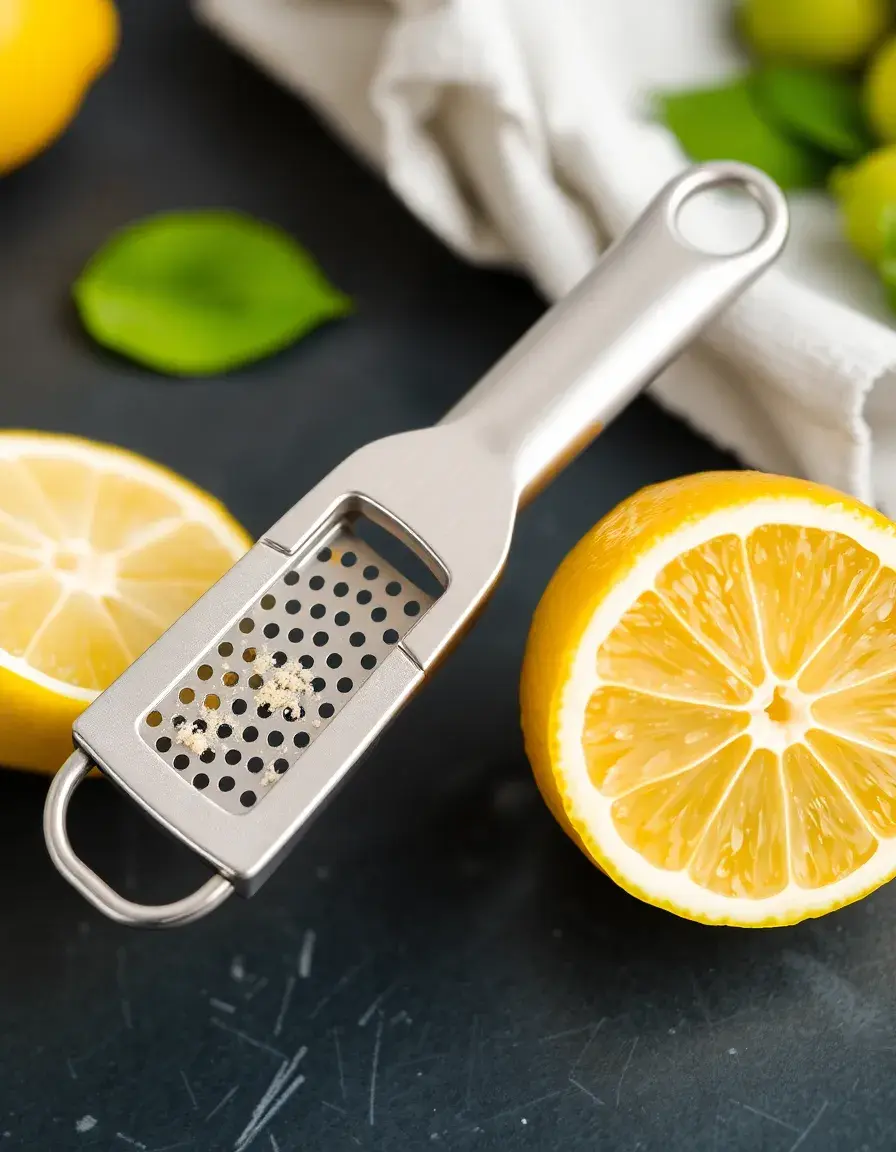 Grattugia per scorza di limone professionale in acciaio inox