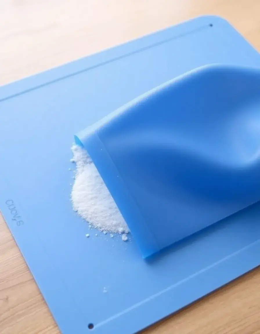Tappetino in silicone blu per scongelamento