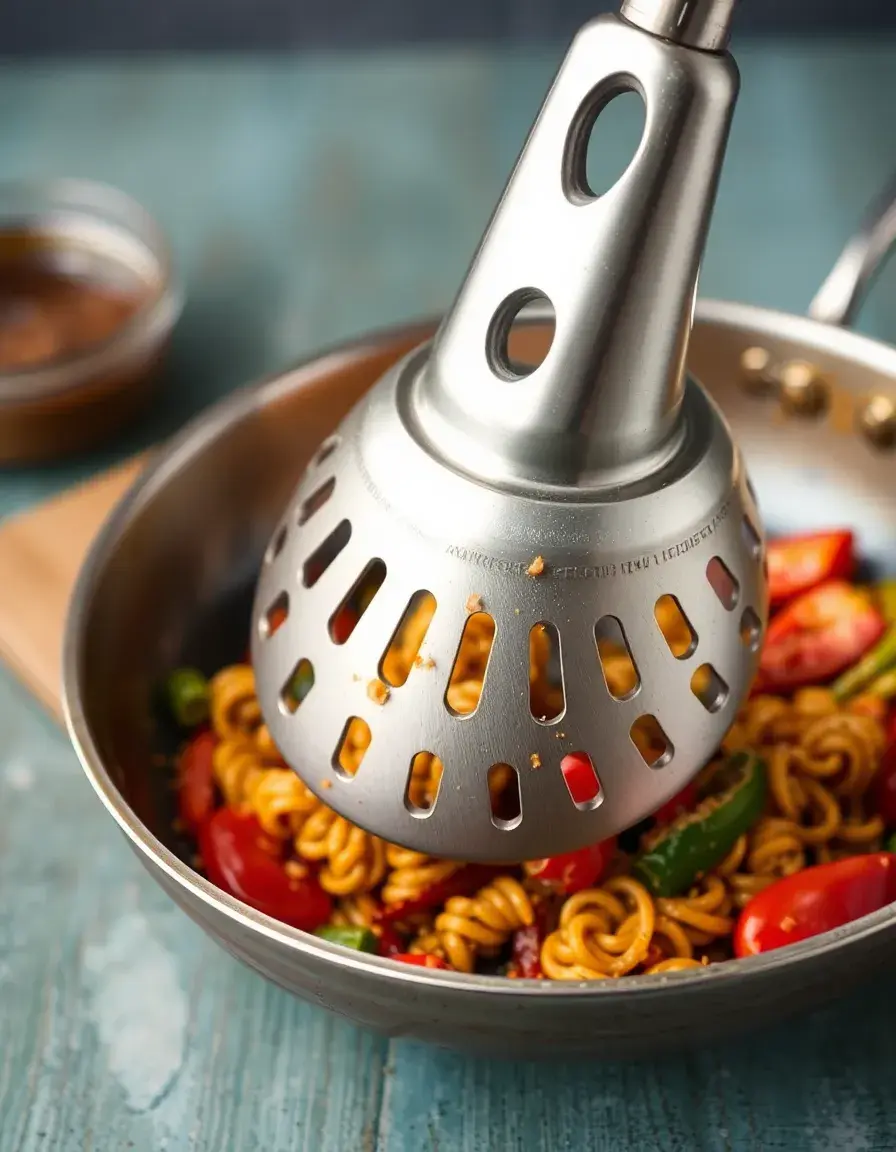 Gira soffritto in acciaio inox forato