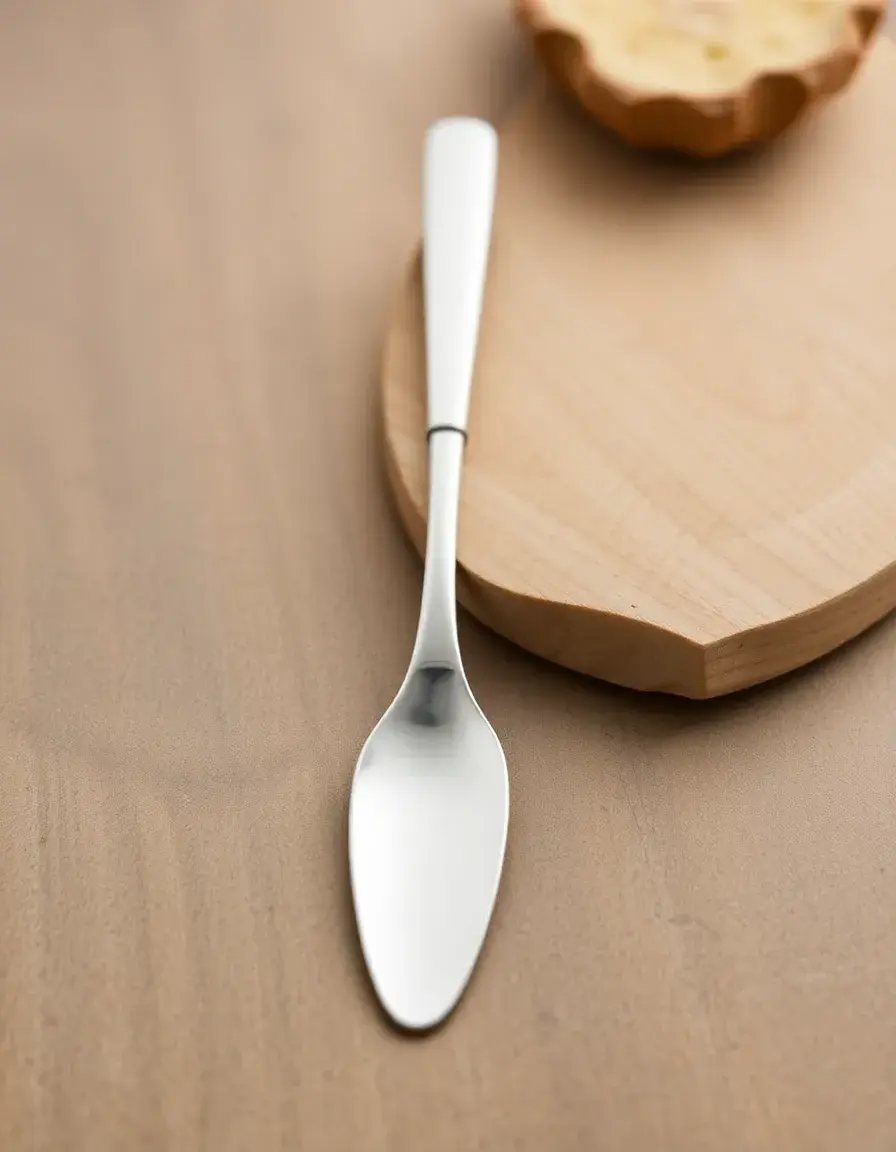 Cucchiaio lungo e stretto per midollo osseo in acciaio inox
