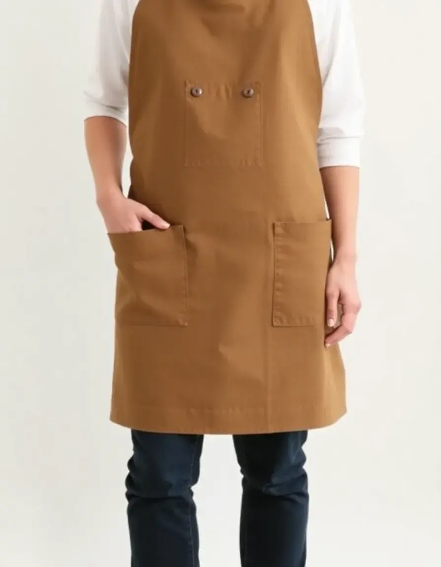 Apron Set in cotone con tasche per aspiranti chef
