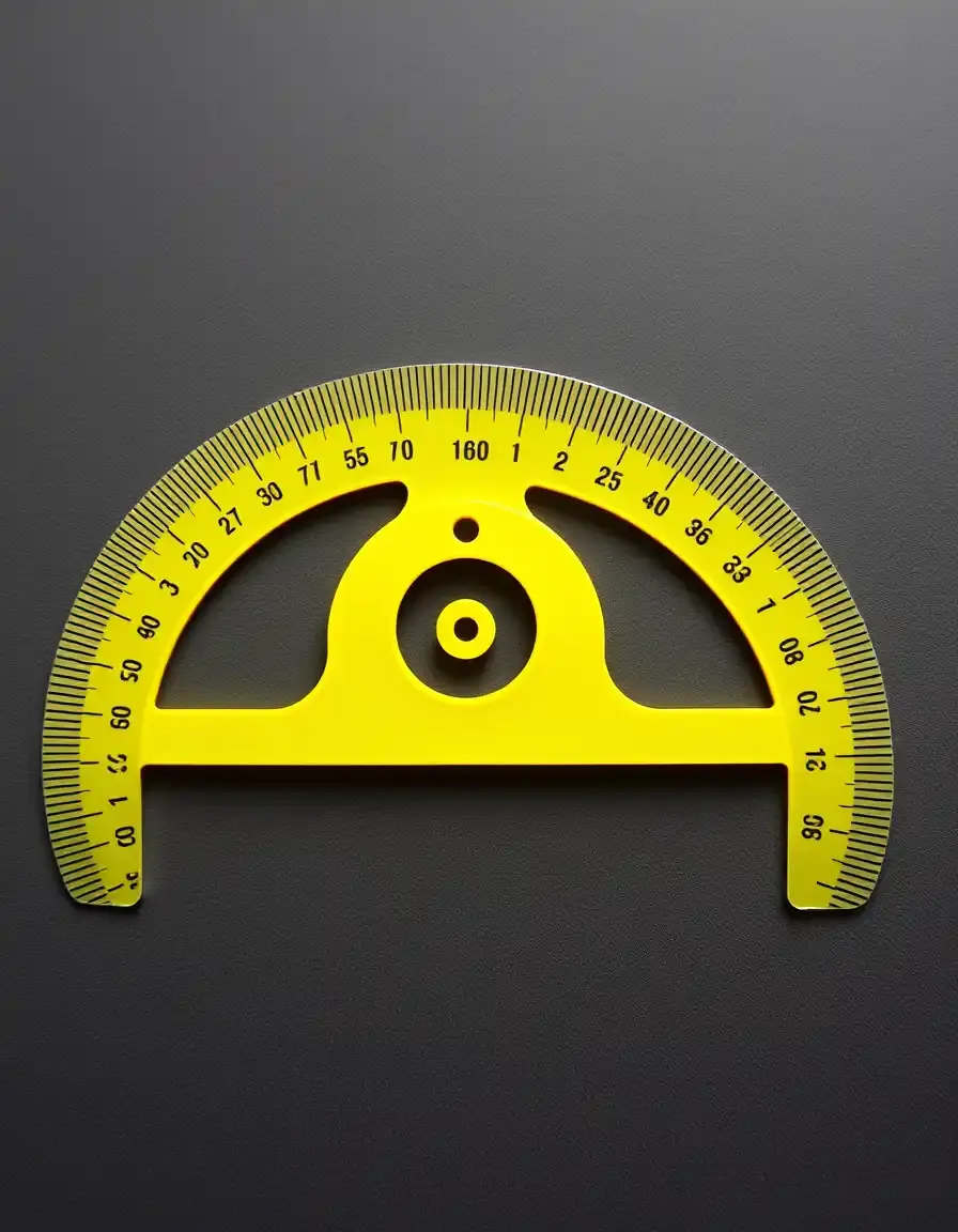 Protractor goniometro 180 gradi per angoli cucina