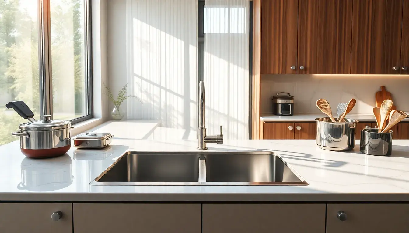 Double Sink Kitchens: Practical Washing Stations