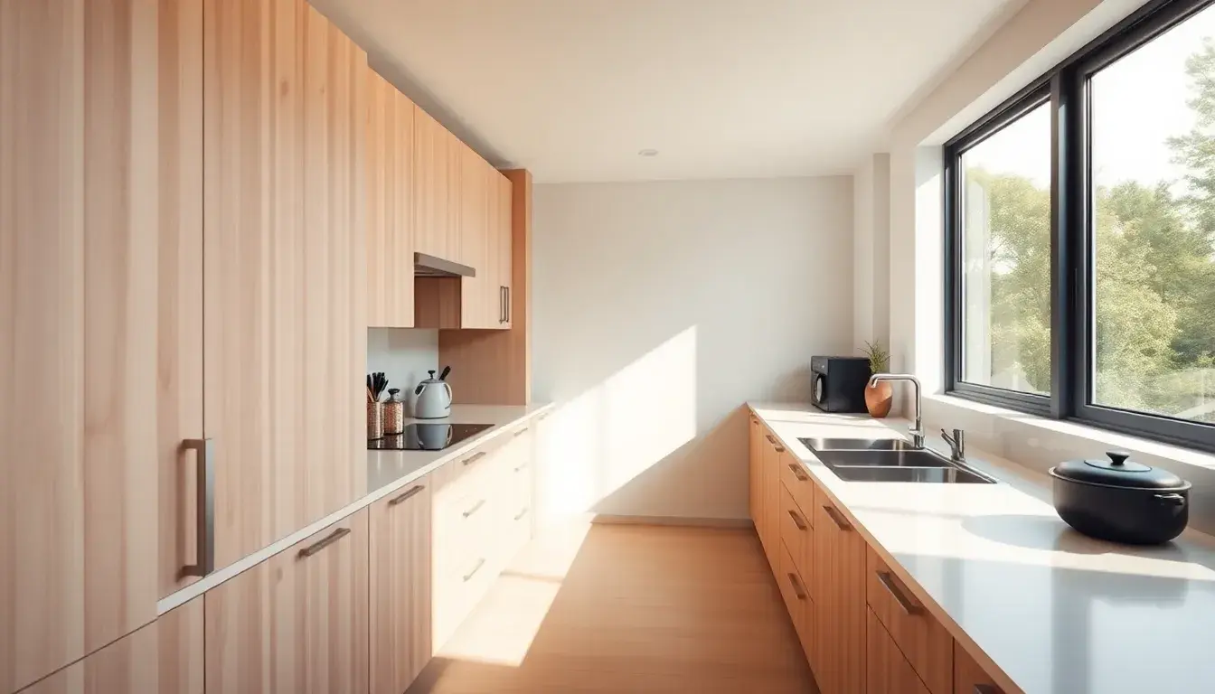 Linear Kitchen Layouts: Streamlined Efficiency
