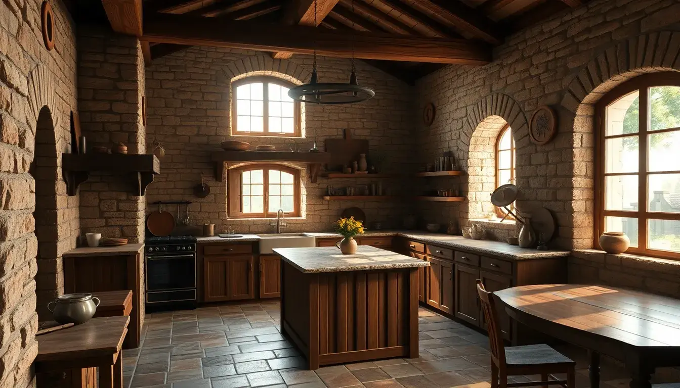 Cucine in Muratura Rustiche: Fascino Senza Tempo