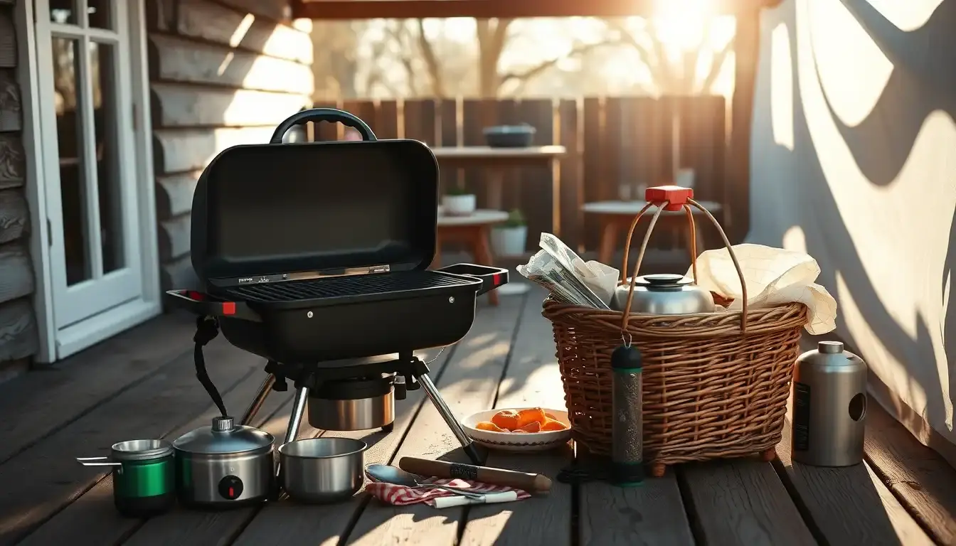 Cucina da Esterno: Strumenti Portatili per Cucinare Al Fresco