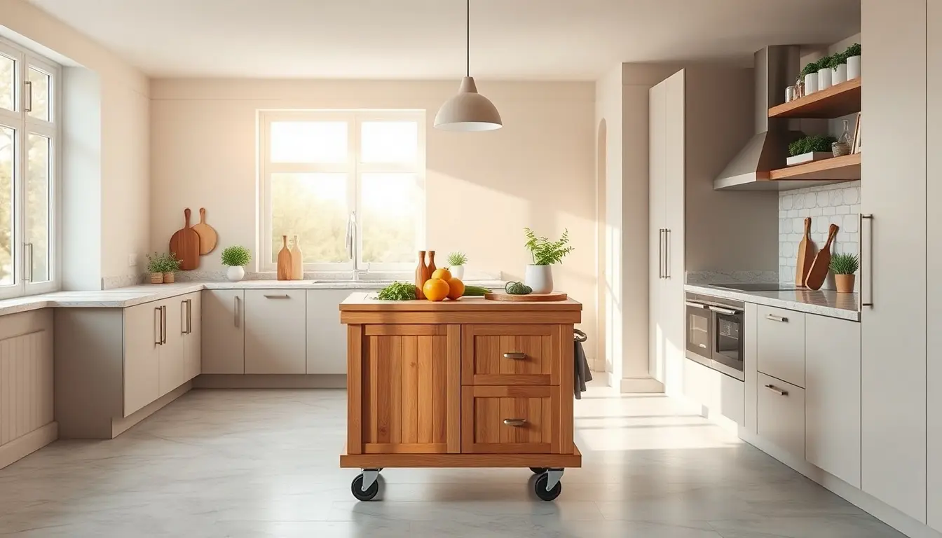 Kitchen Islands: Portable Tools for Extra Space
